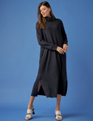 Vestido Moletom Goreti Preto