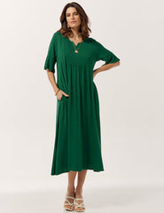 Vestido Vicenza Joanna Verde Castanheira