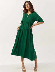 Vestido Vicenza Joanna Verde Castanheira