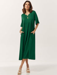 Vestido Vicenza Joanna Verde Castanheira
