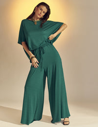 Conjunto Vicenza Lisa Verde Castanheira