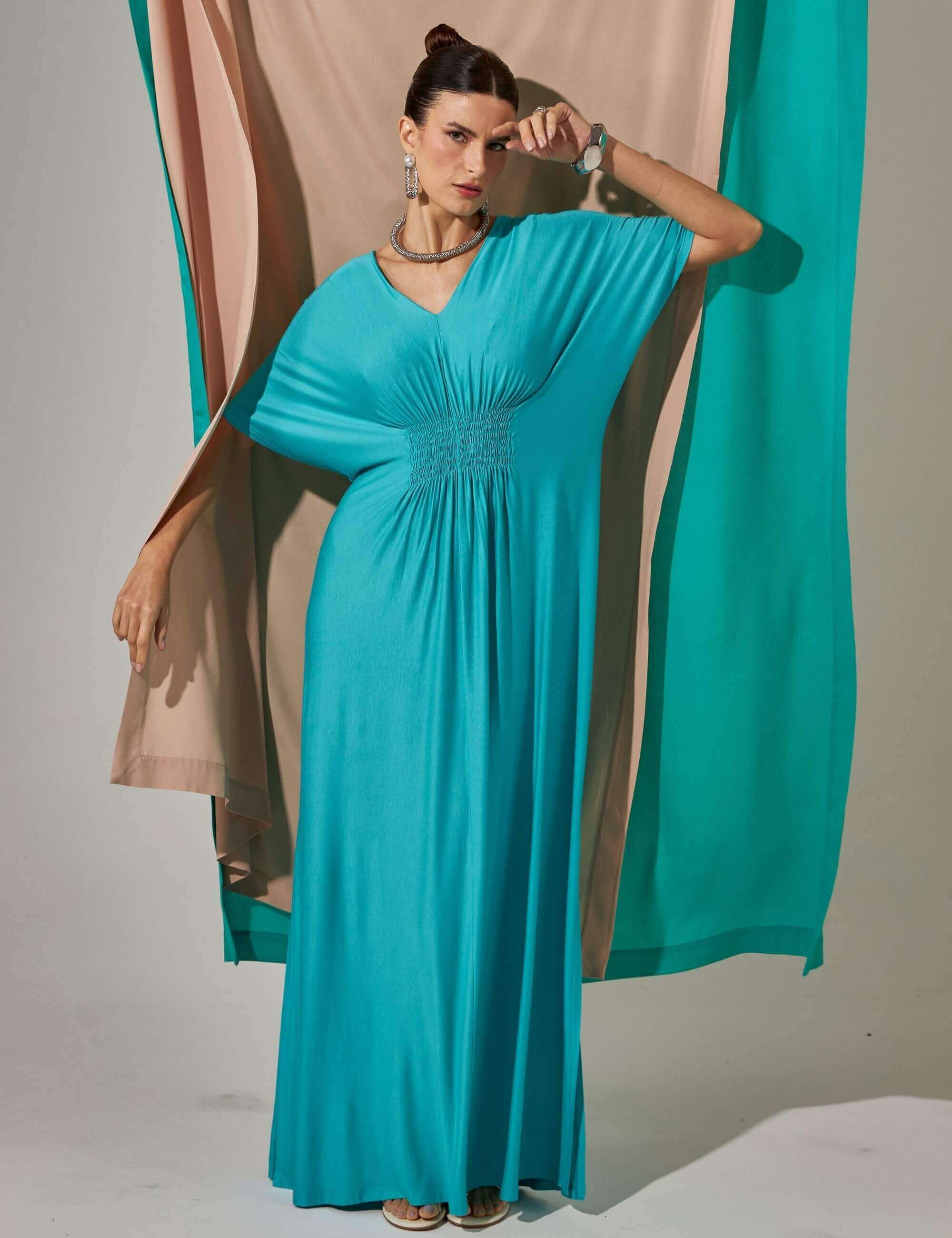Vestido Elva Verde Suculenta