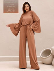 Calça Marluce Mocha Mousse