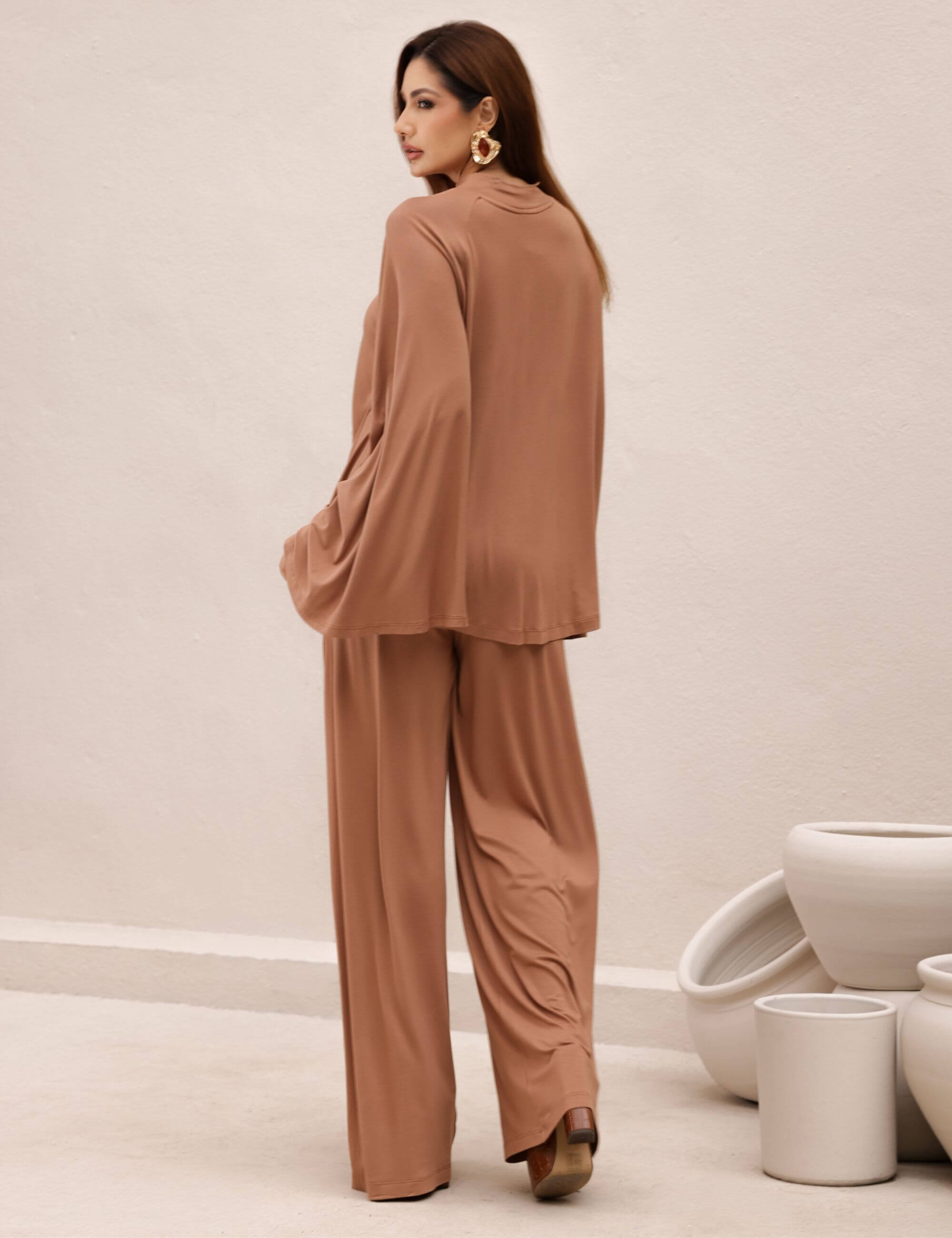 Calça Marluce Mocha Mousse