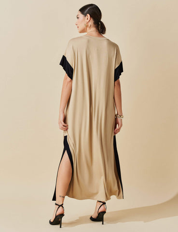 Vestido Agatha Bege MPB