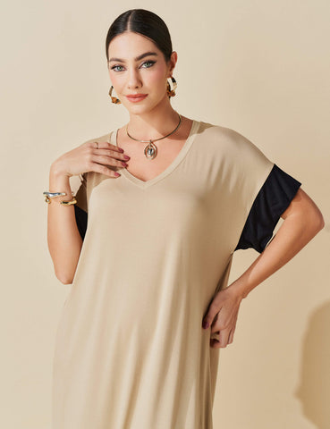 Vestido Agatha Bege MPB