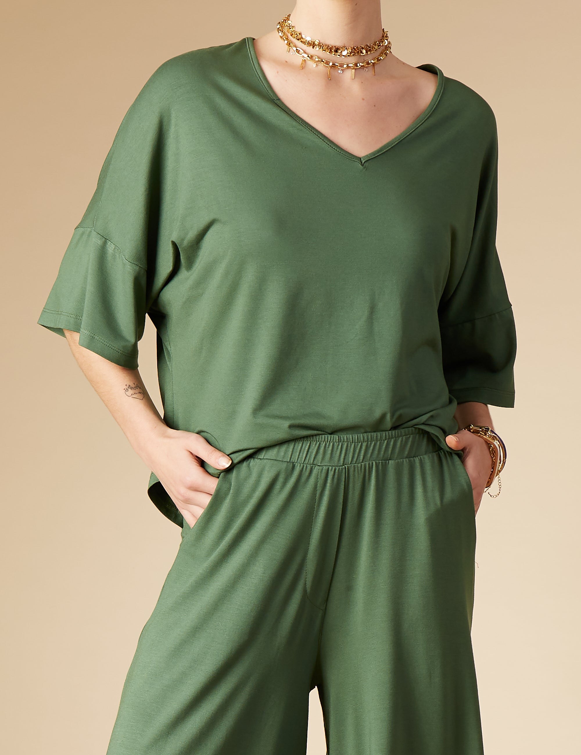 Conjunto Arwen Verde Esmeralda