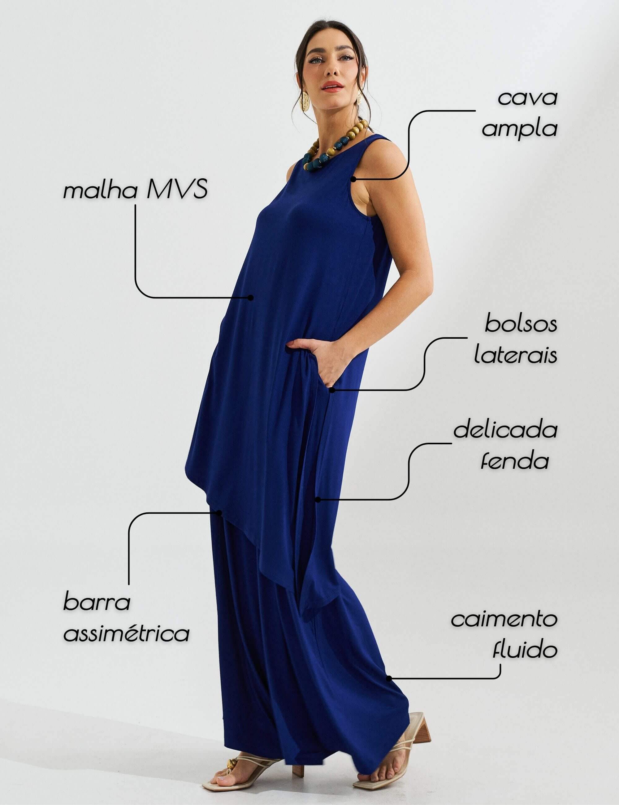 Conjunto Ariella Azul Profundo