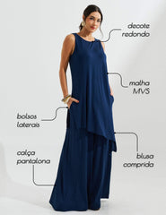 Conjunto Ariella Azul Marinho