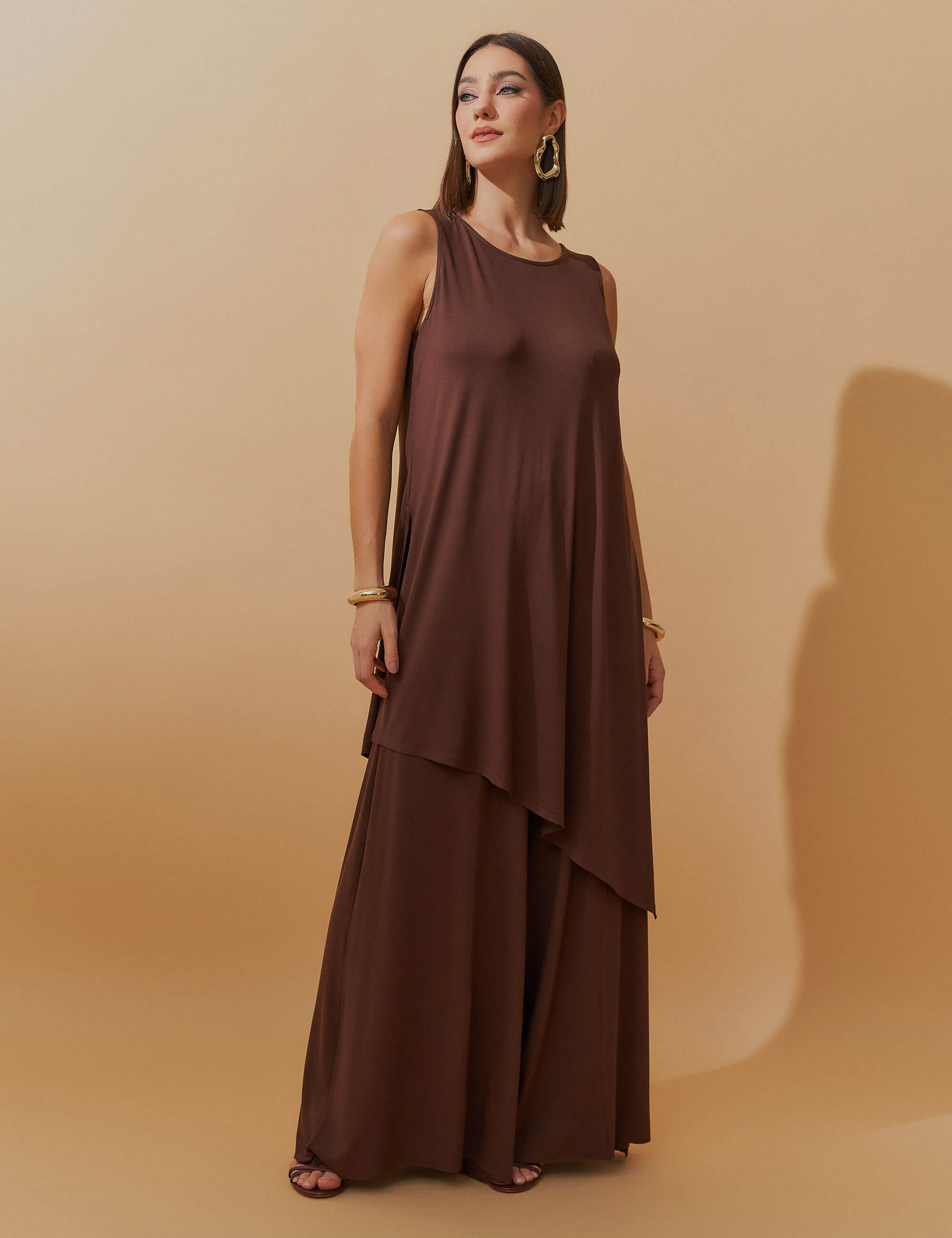 Conjunto Ariella Marrom Natureza