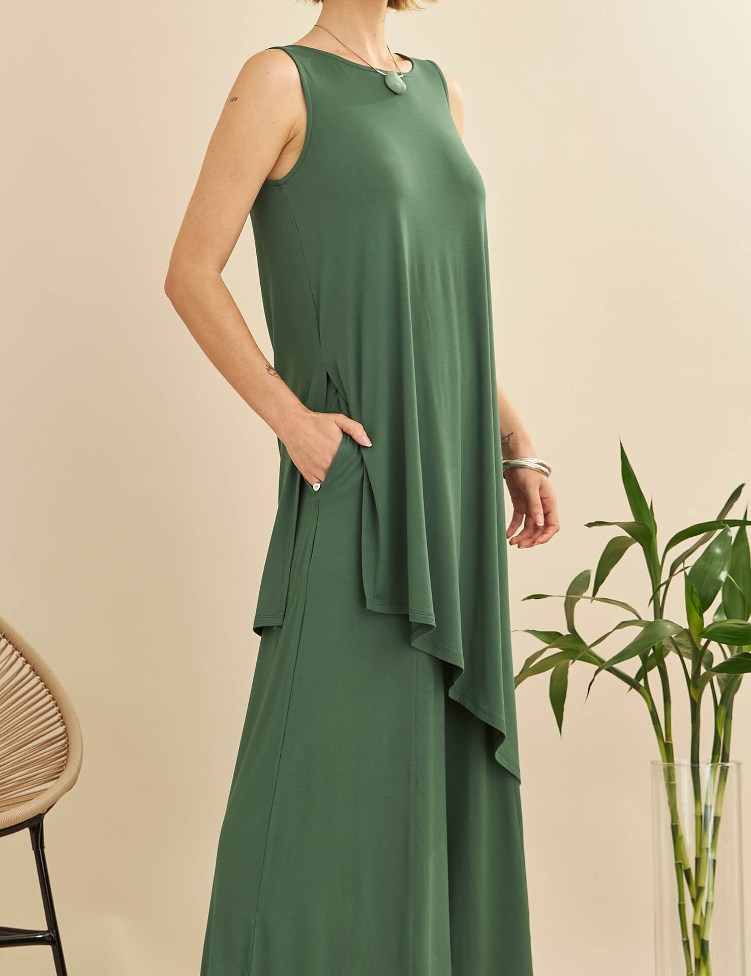 Conjunto Ariella Verde Esmeralda