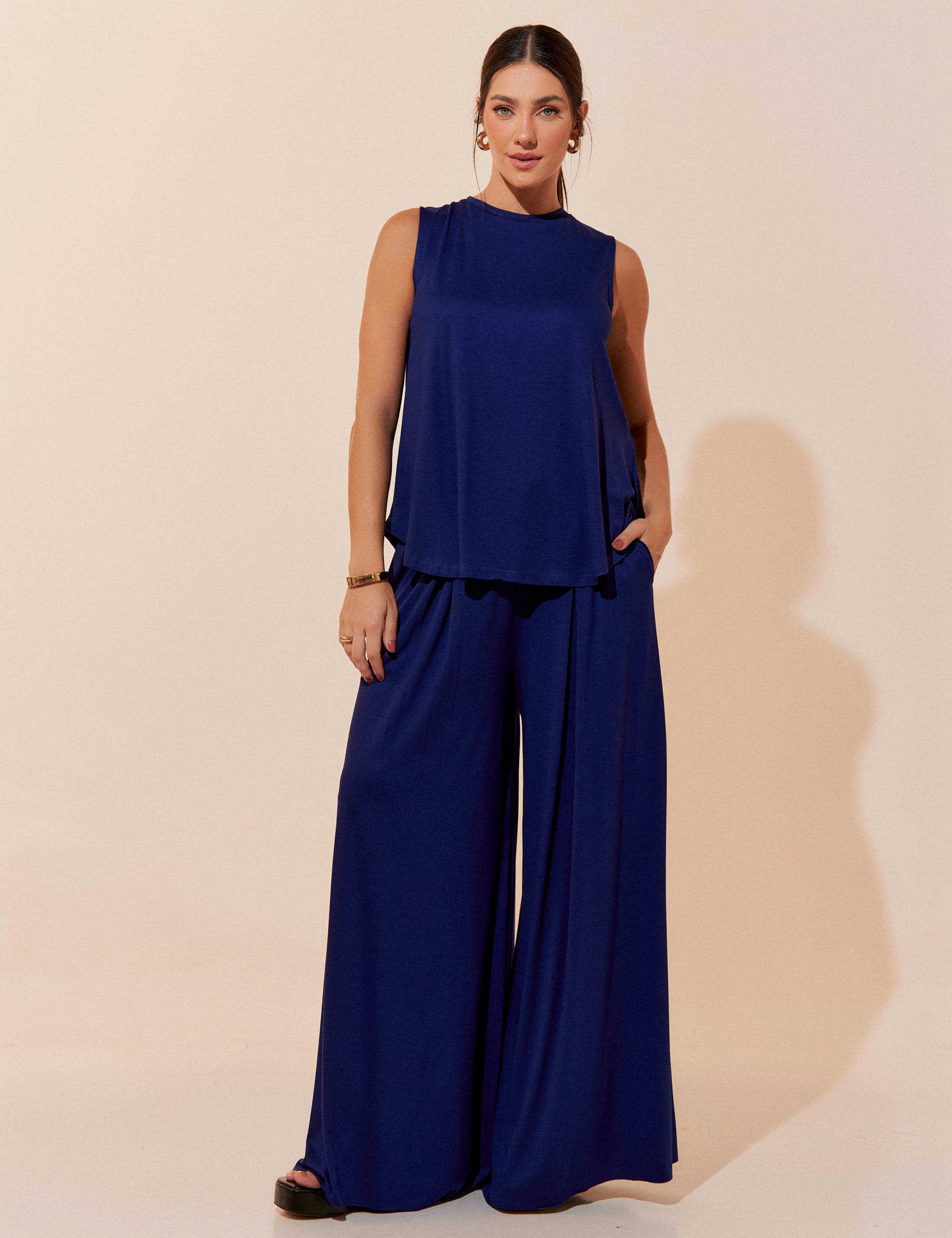 Conjunto Ayla Azul Profundo