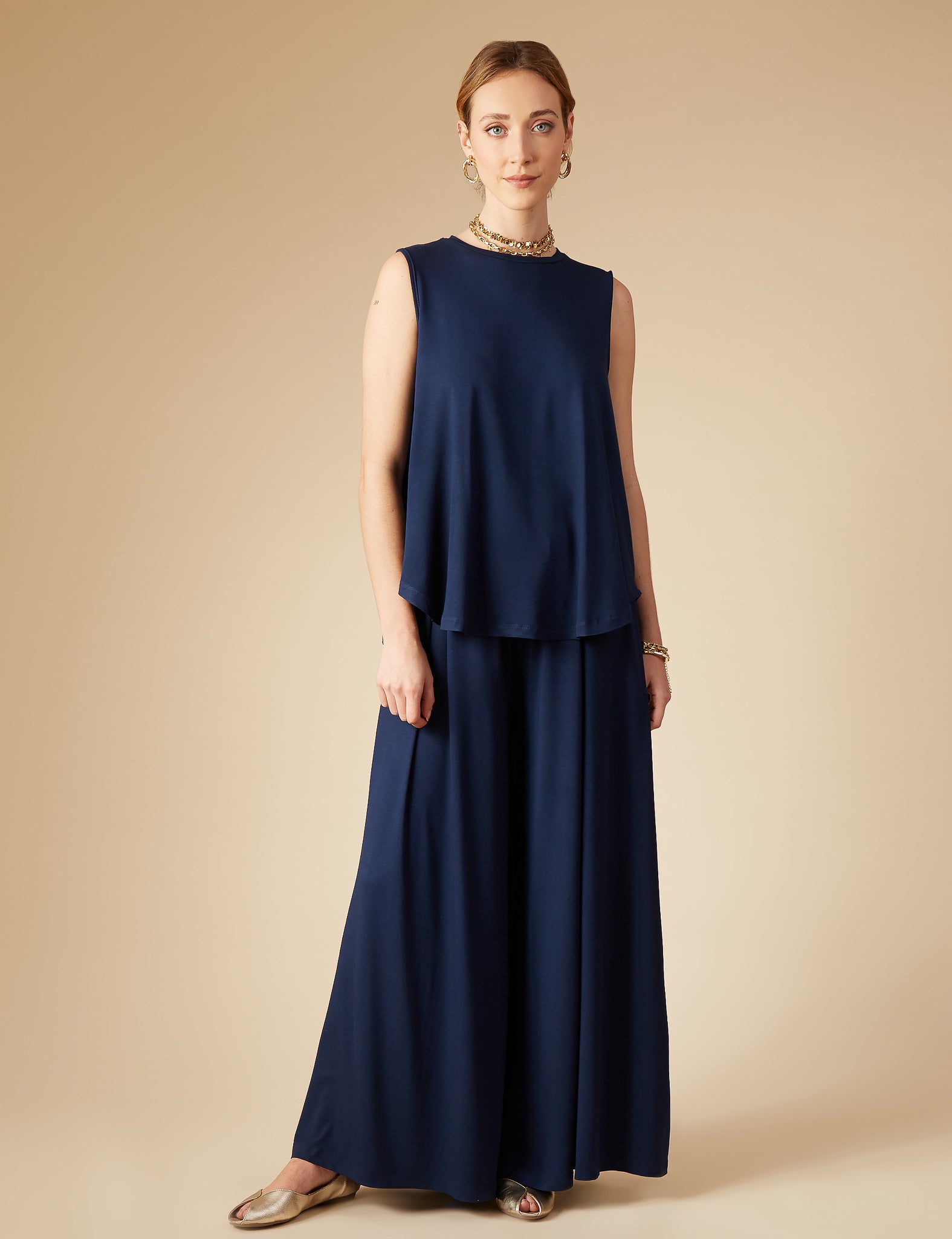 Conjunto Ayla Azul Marinho