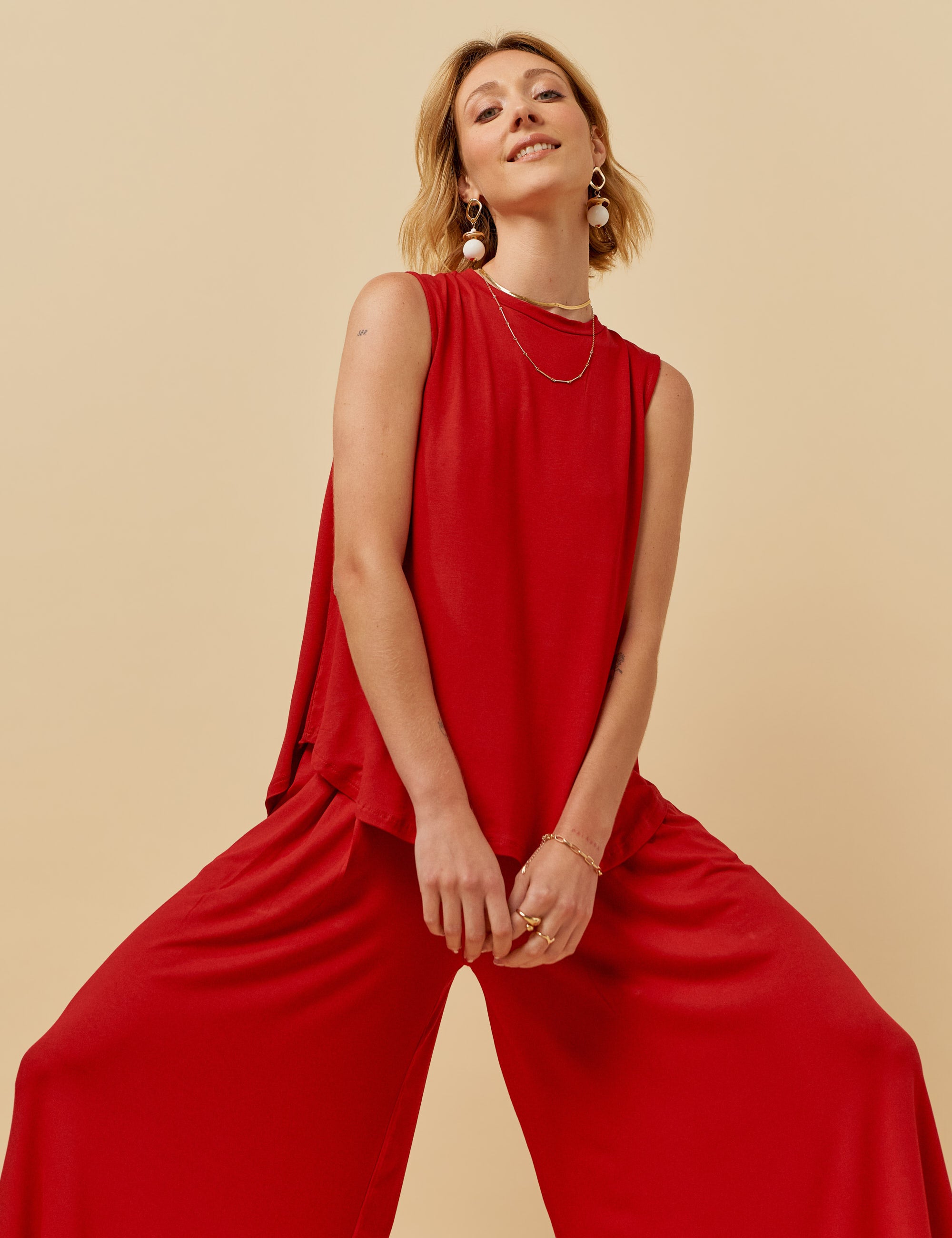 Conjunto Ayla Vermelho