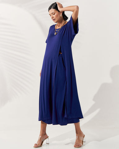 Conjunto Alva Azul Profundo