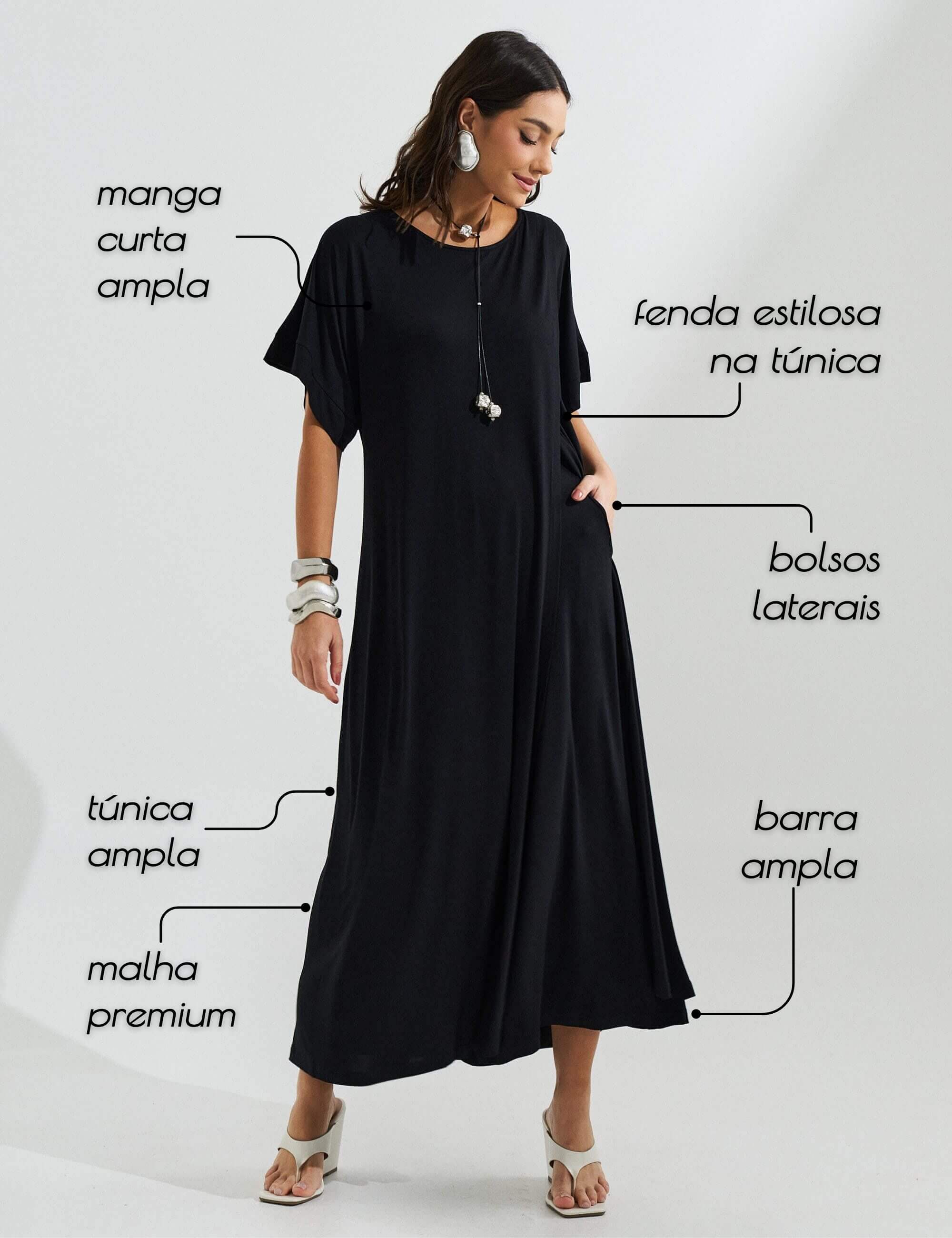 Conjunto Alva Preto