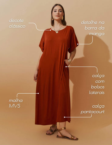 Conjunto Alva Marrom Galápagos