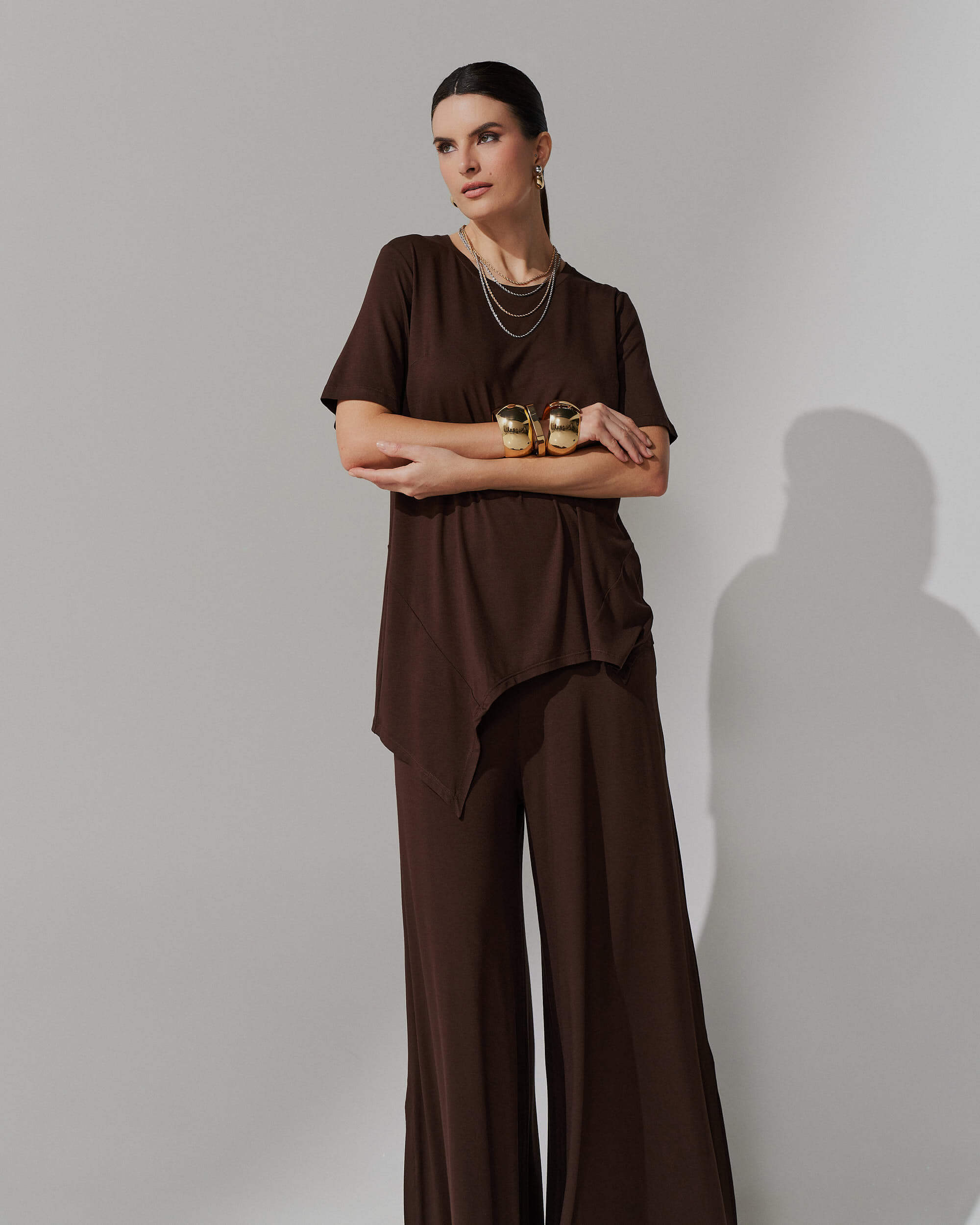 Conjunto Diane Marrom Natureza