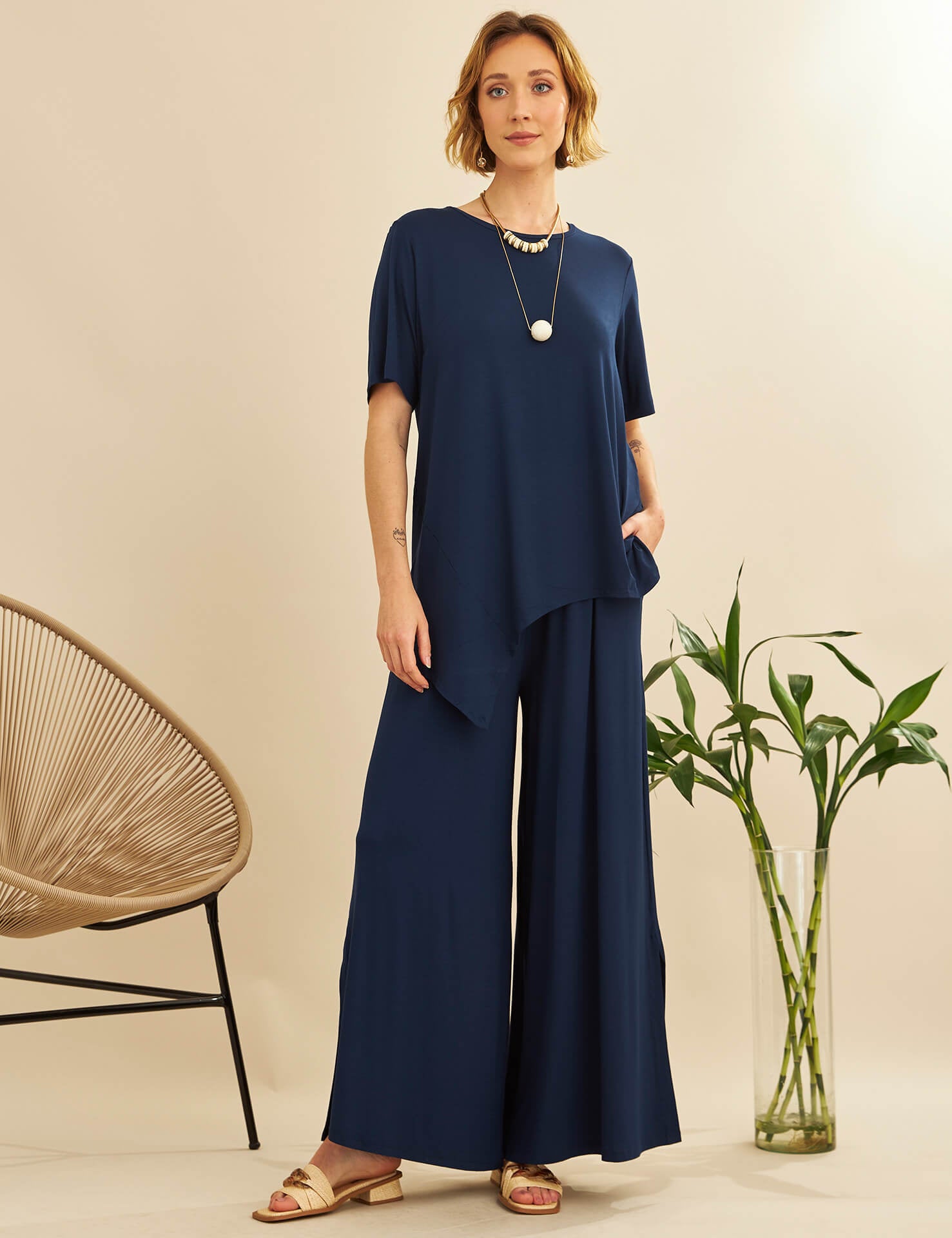 Conjunto Diane Azul Marinho