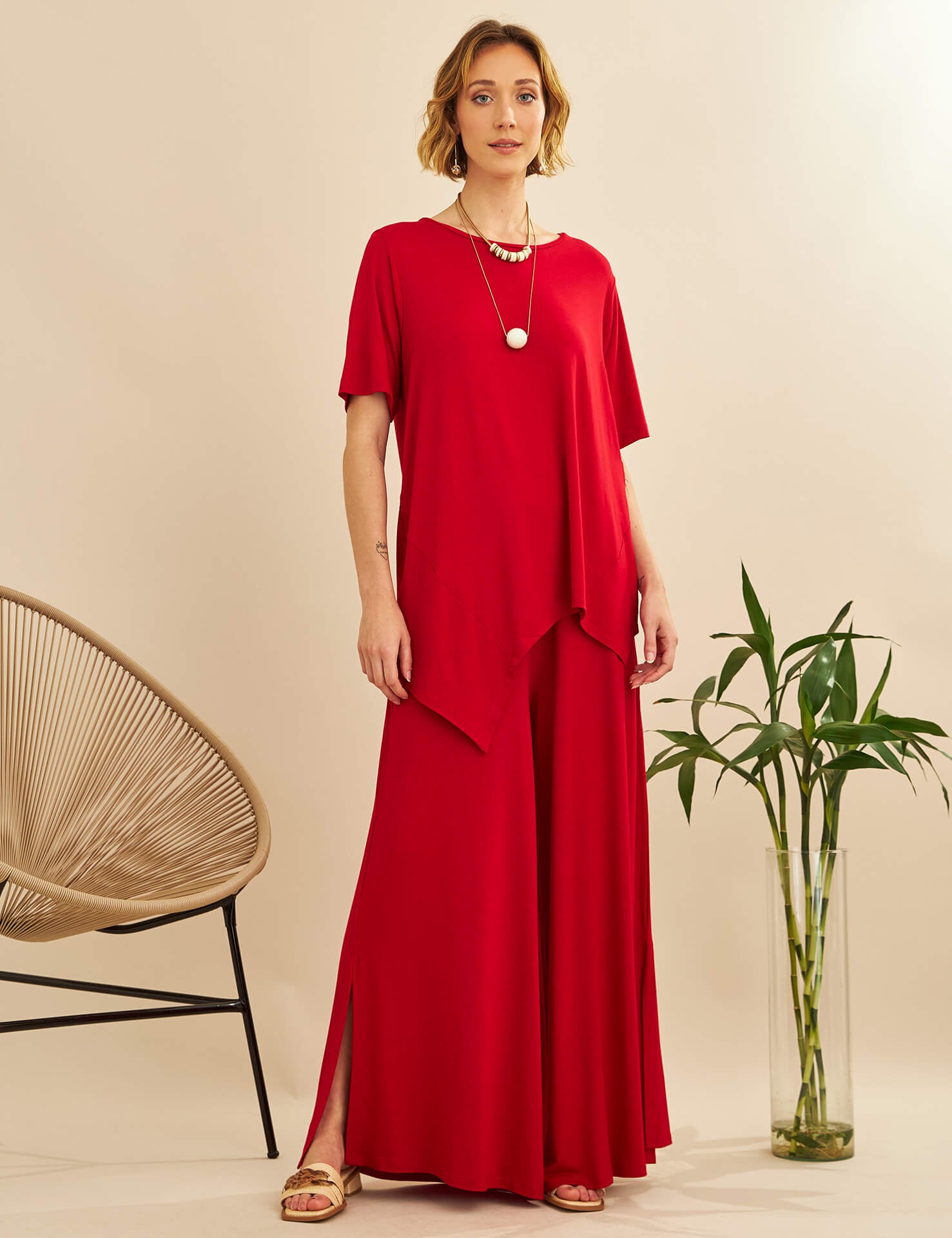Conjunto Diane Vermelho