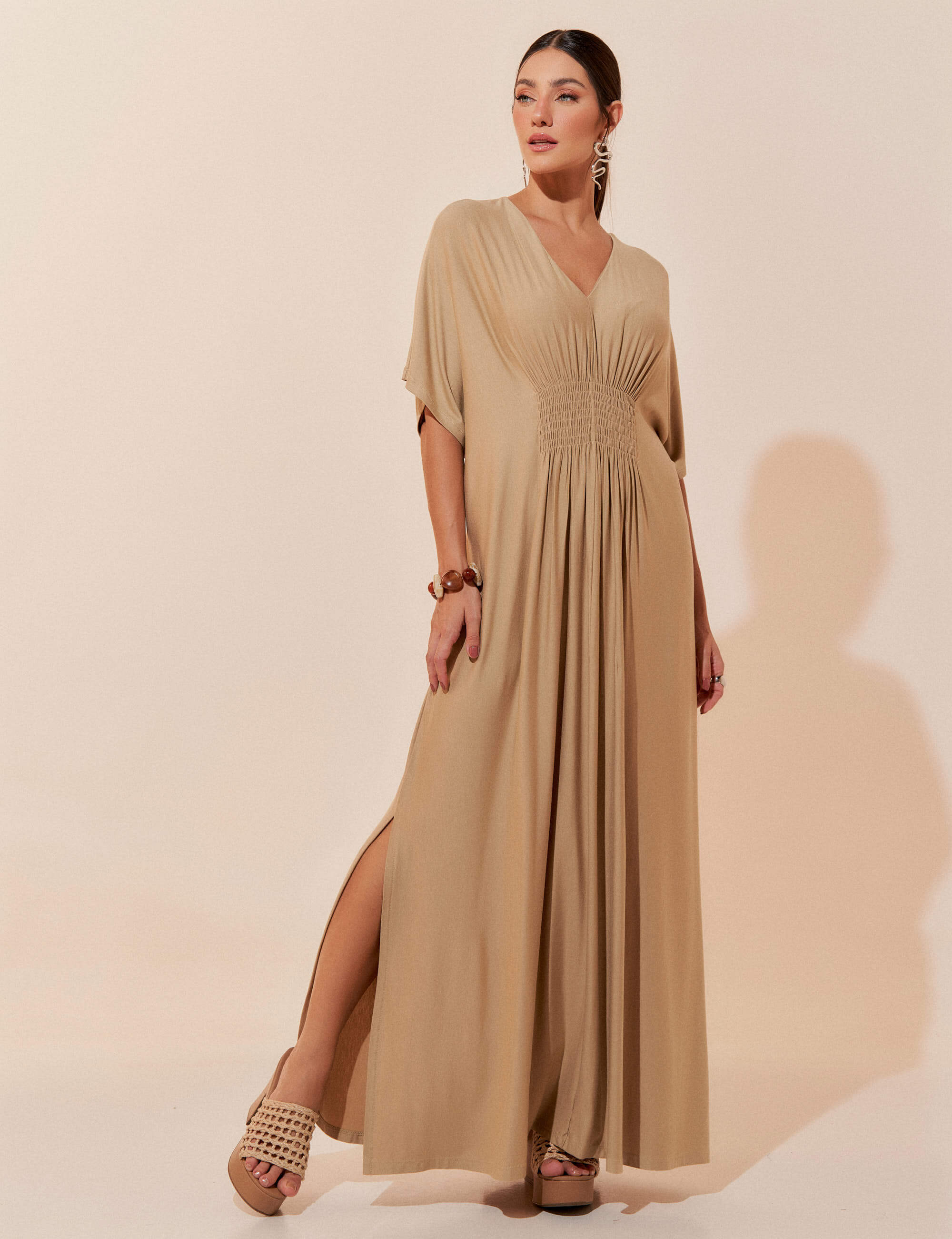 Vestido Elva Bege MPB