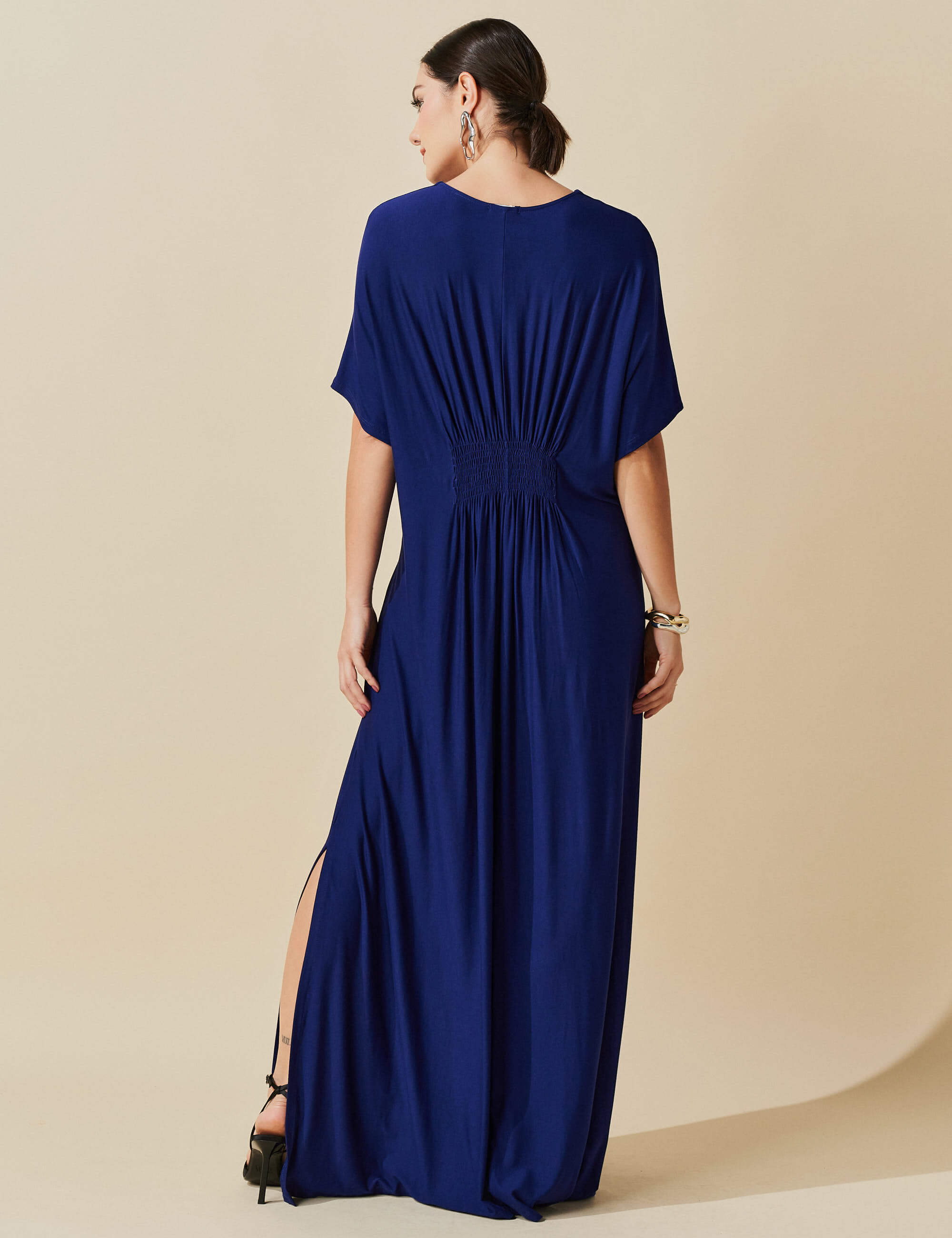 Vestido Elva Azul Profundo