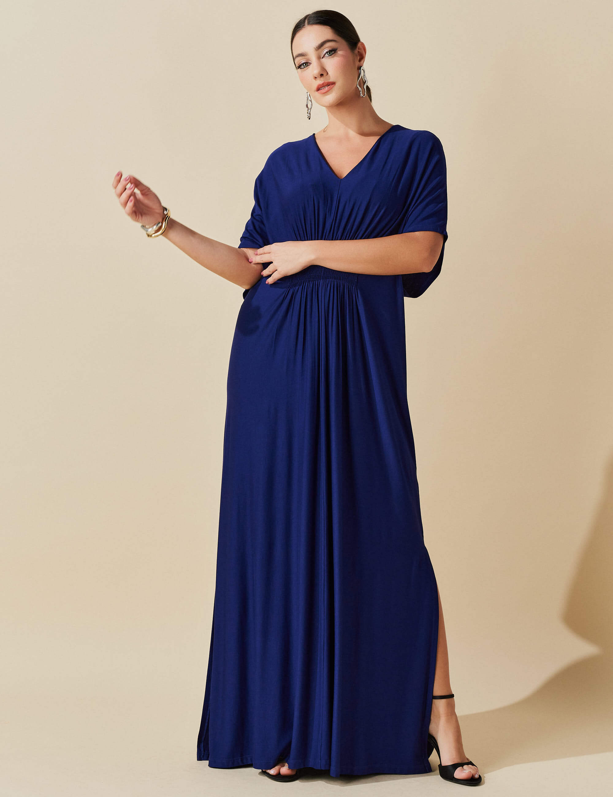 Vestido Elva Azul Profundo
