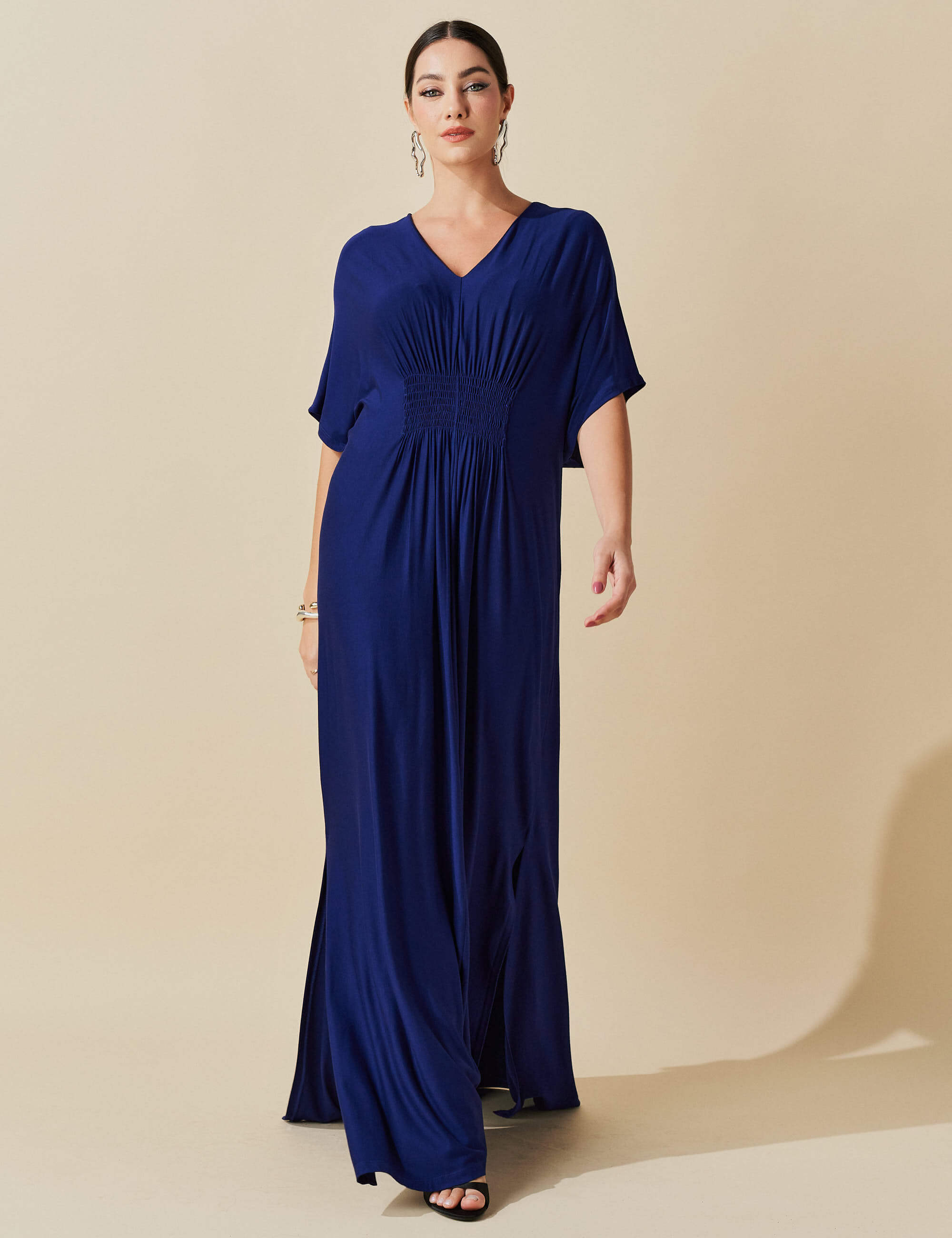 Vestido Elva Azul Profundo