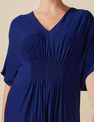 Vestido Elva Azul Profundo