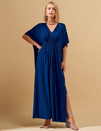 Vestido Elva Azul Profundo