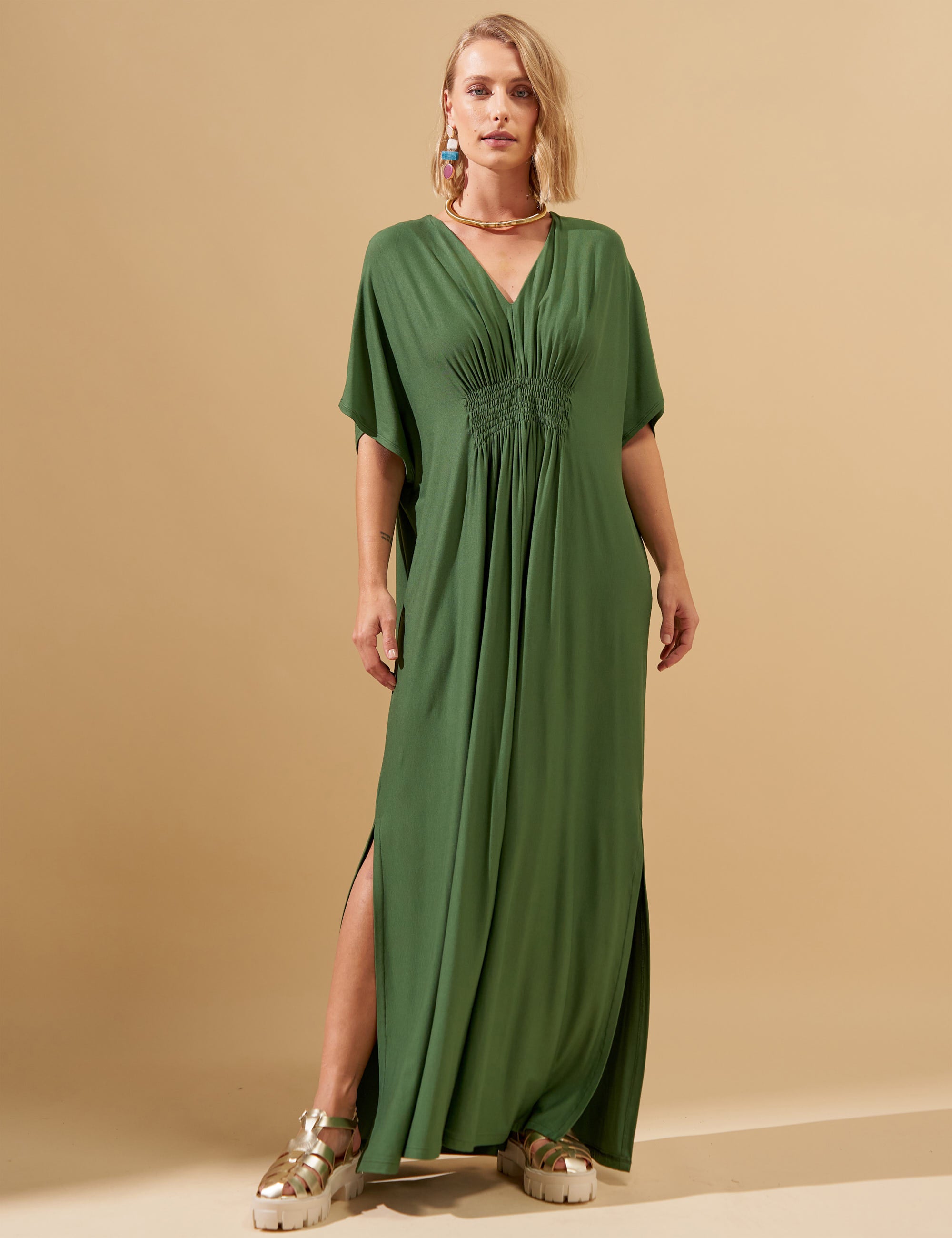 Vestido Elva Verde Esmeralda