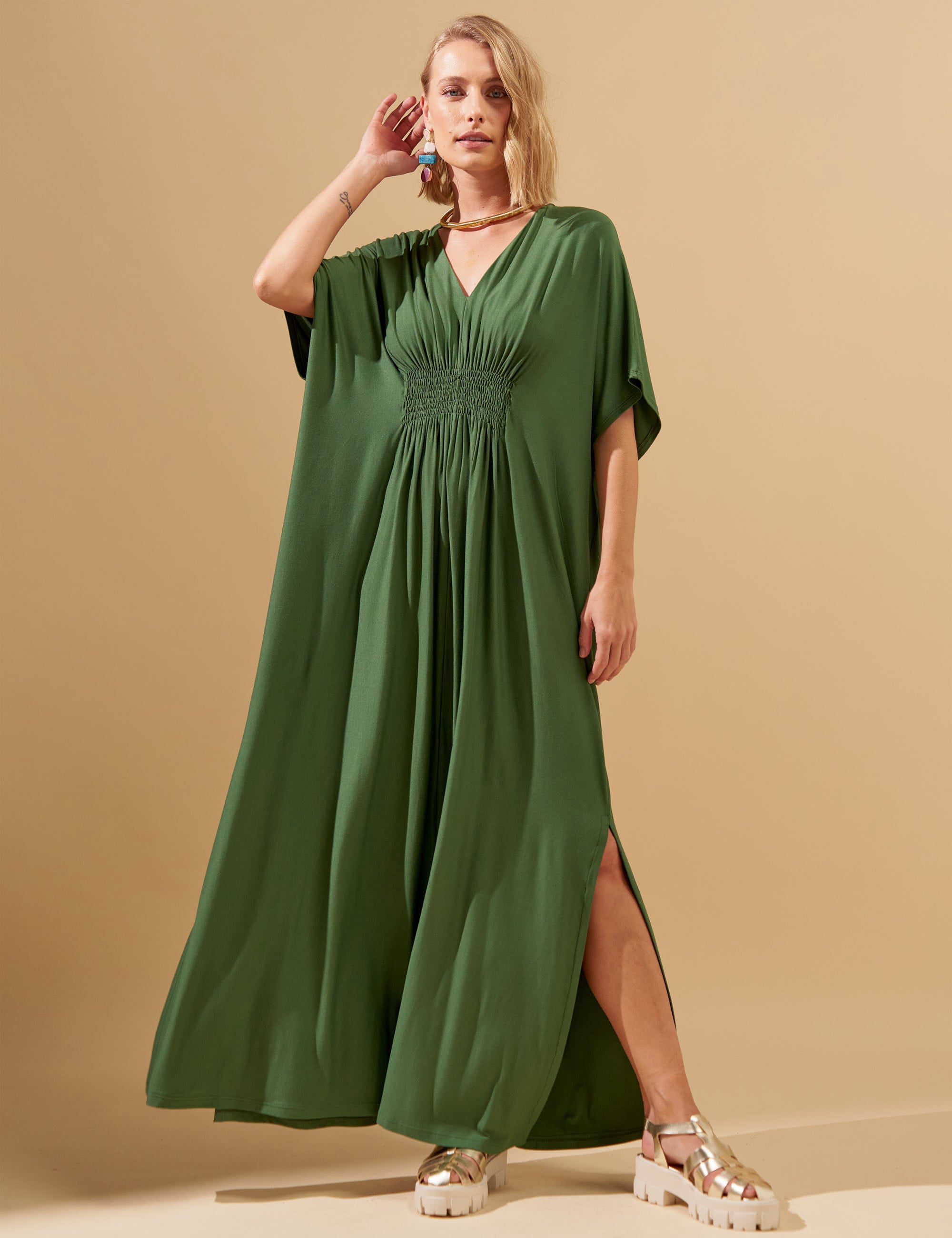 Vestido Elva Verde Esmeralda