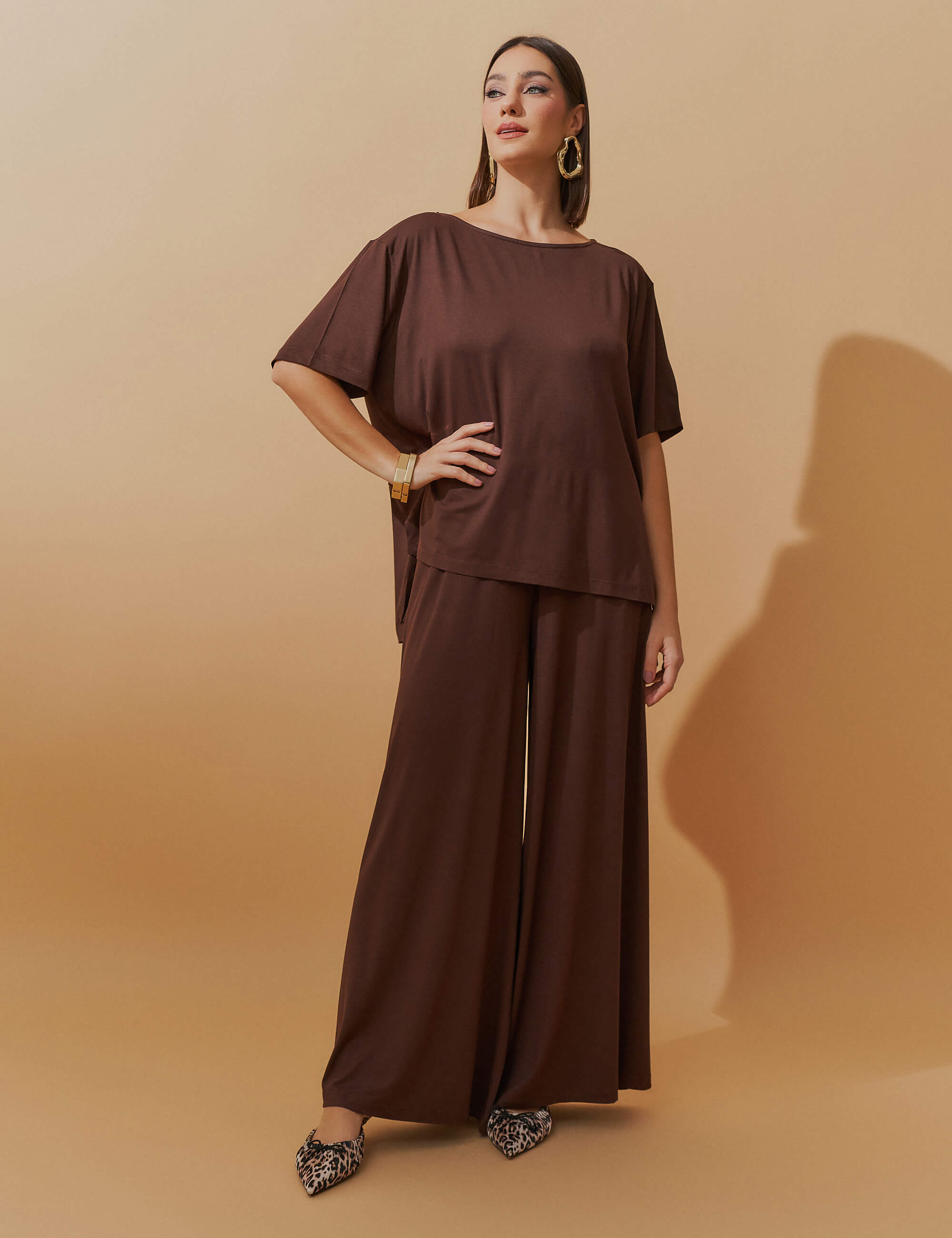 Conjunto Erica Marrom Natureza