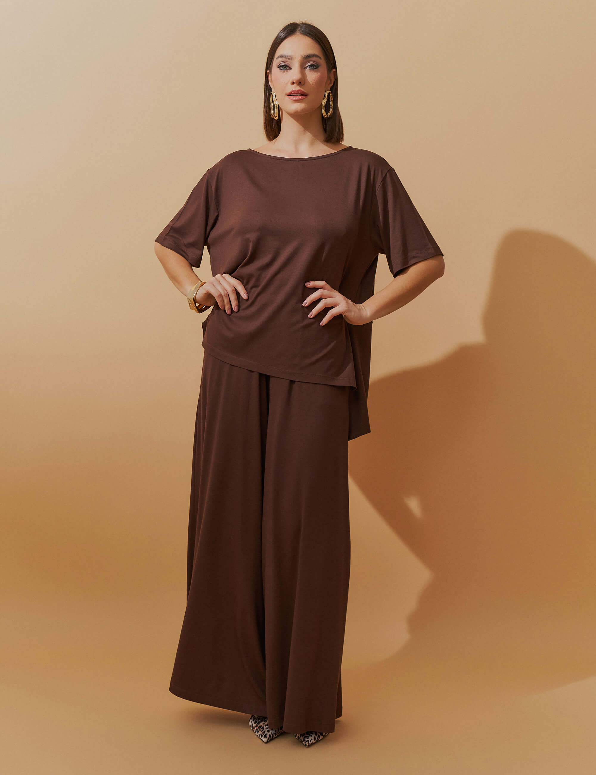 Conjunto Erica Marrom Natureza