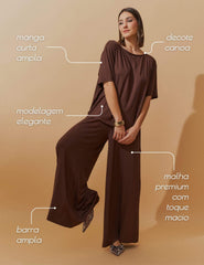 Conjunto Erica Marrom Natureza