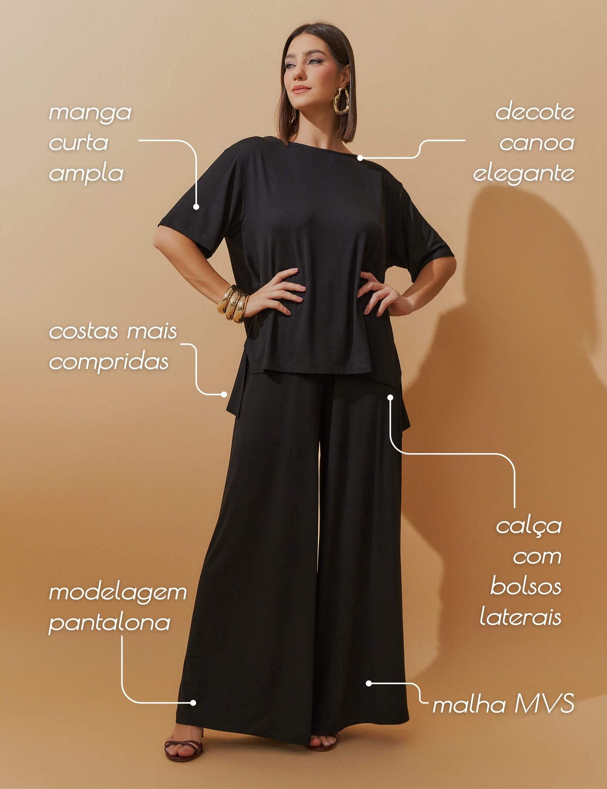 Conjunto Erica Preto