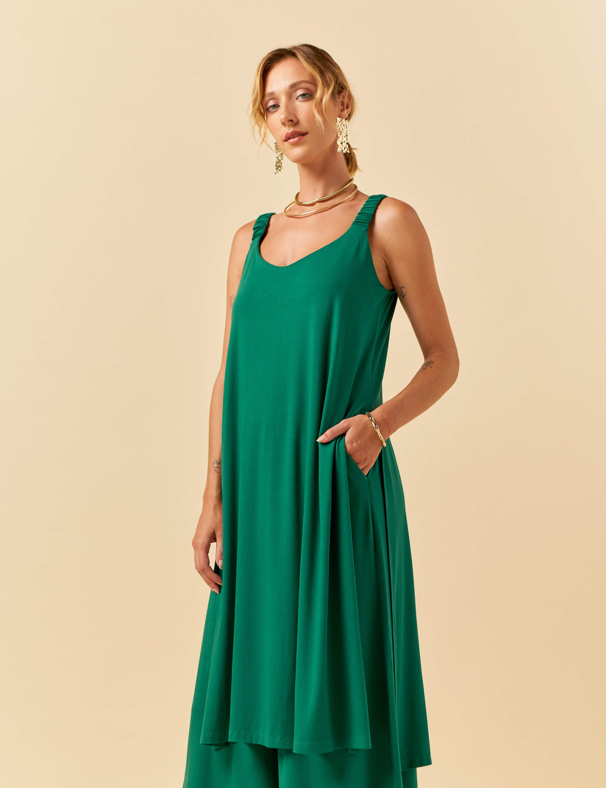 Conjunto Flávia Verde Watercress