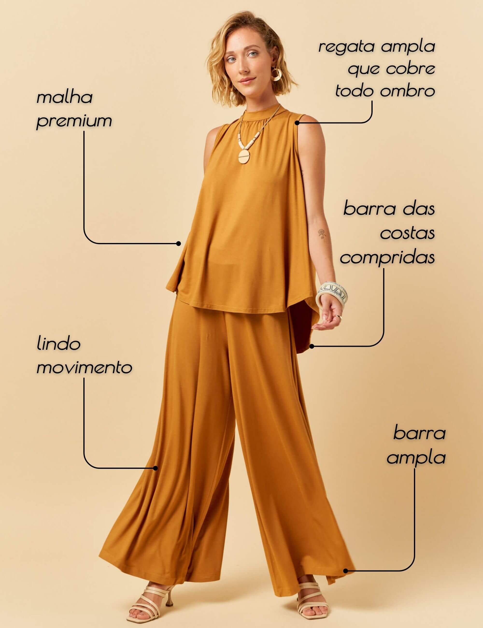 Conjunto Franciele Bege Eldorado