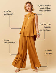 Conjunto Franciele Bege Eldorado