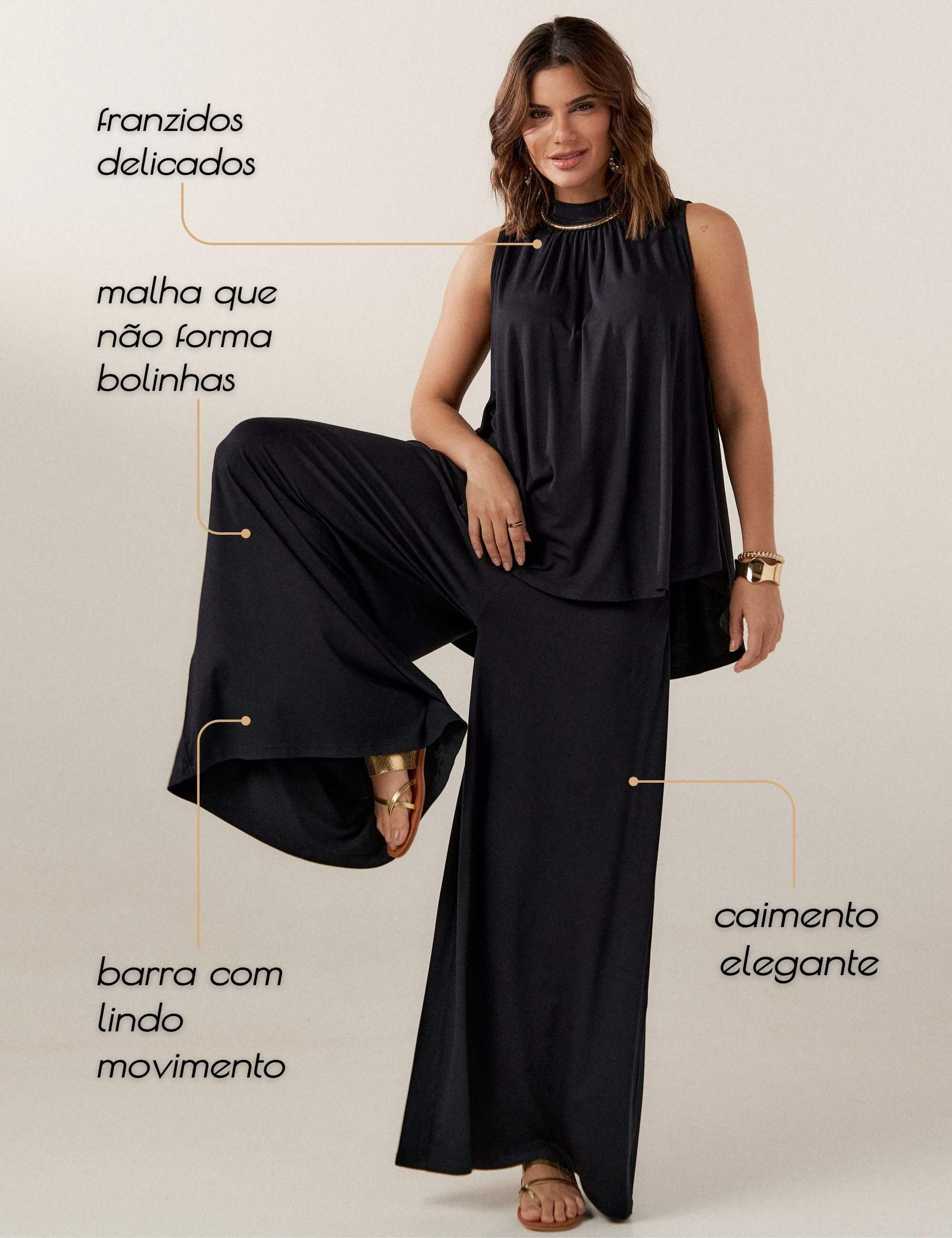 Conjunto Franciele Preto