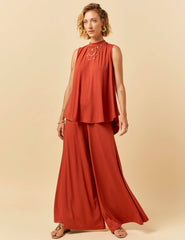 Conjunto Franciele Laranja Mistery
