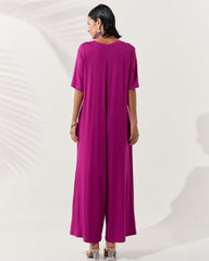 Macacão Filomena Violeta Glamour