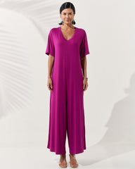 Macacão Filomena Violeta Glamour