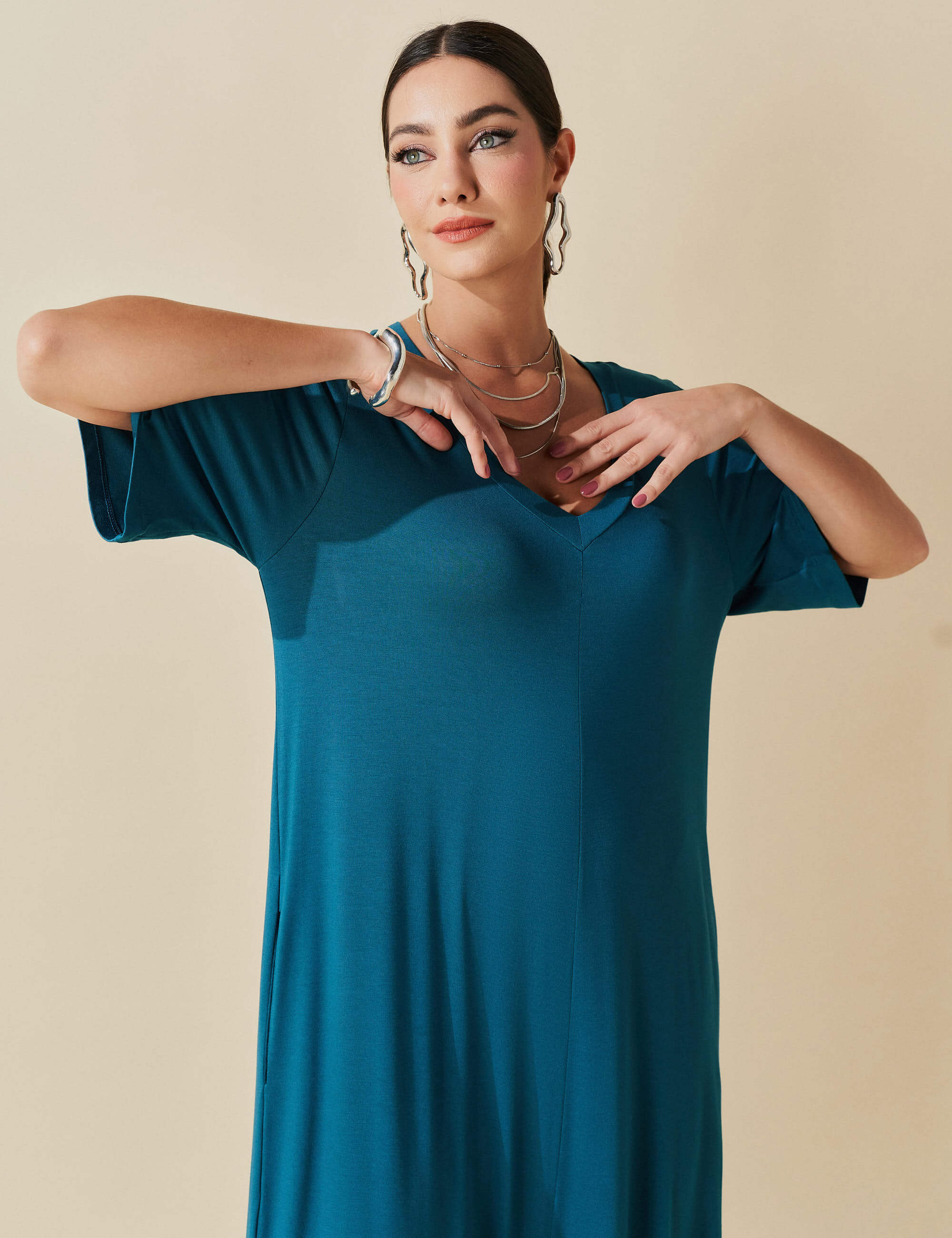 Macacão Filomena Azul Gótico