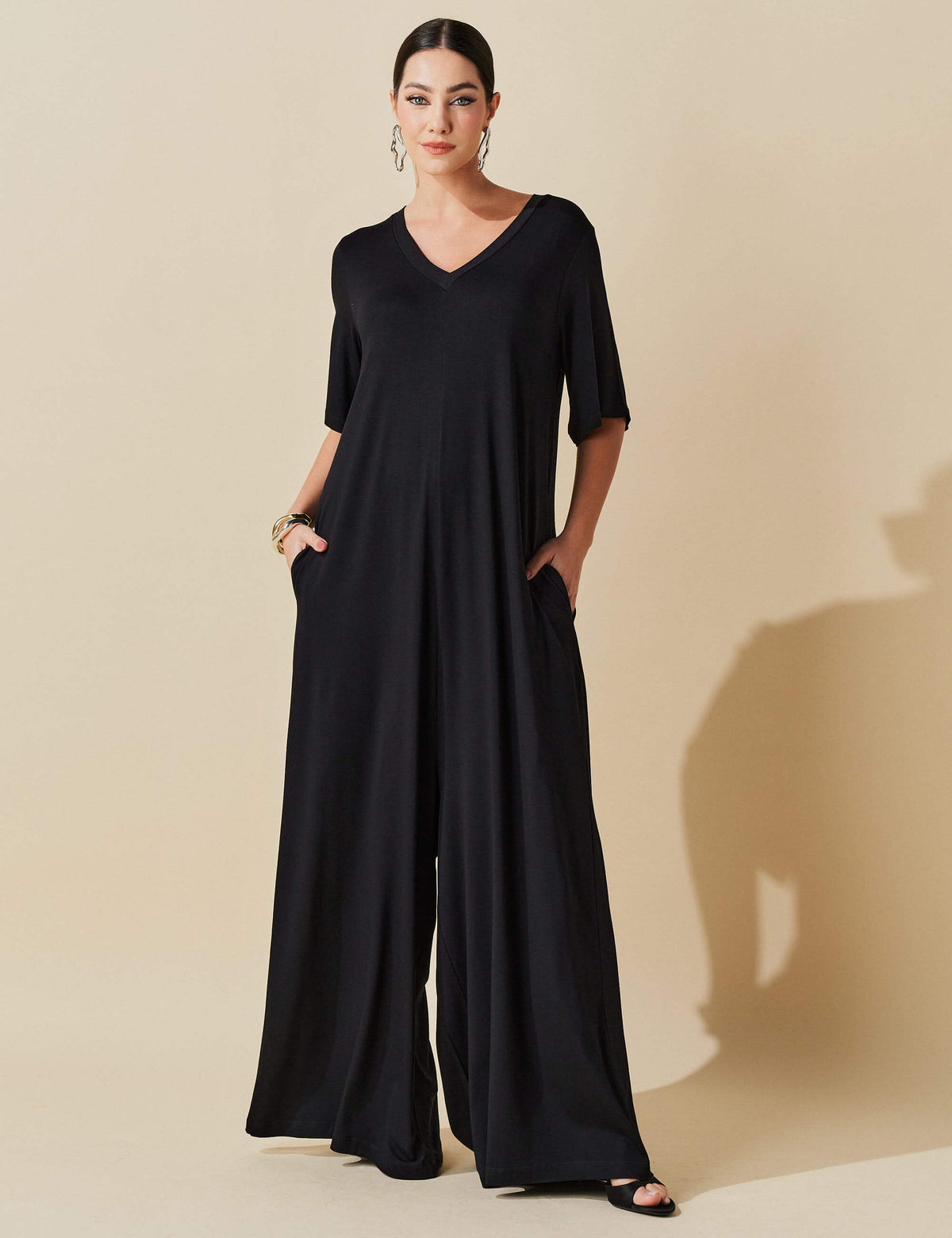 Macacão Filomena Preto