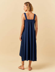Vestido Flórida Azul Marinho