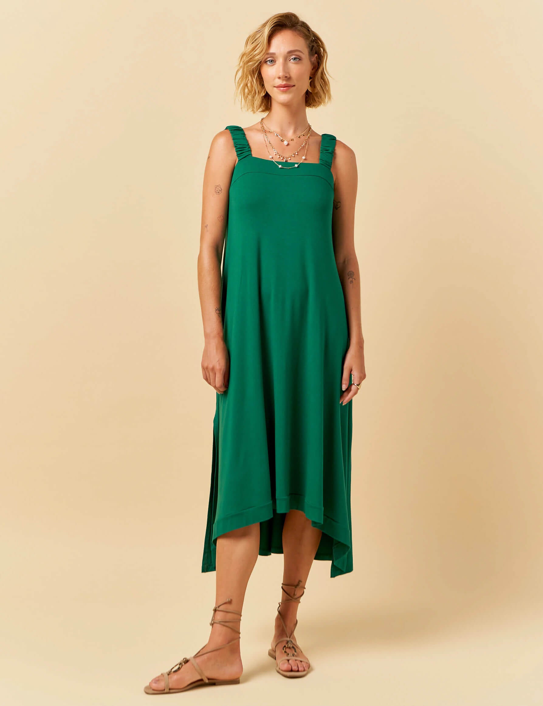 Vestido Flórida Verde Watercress