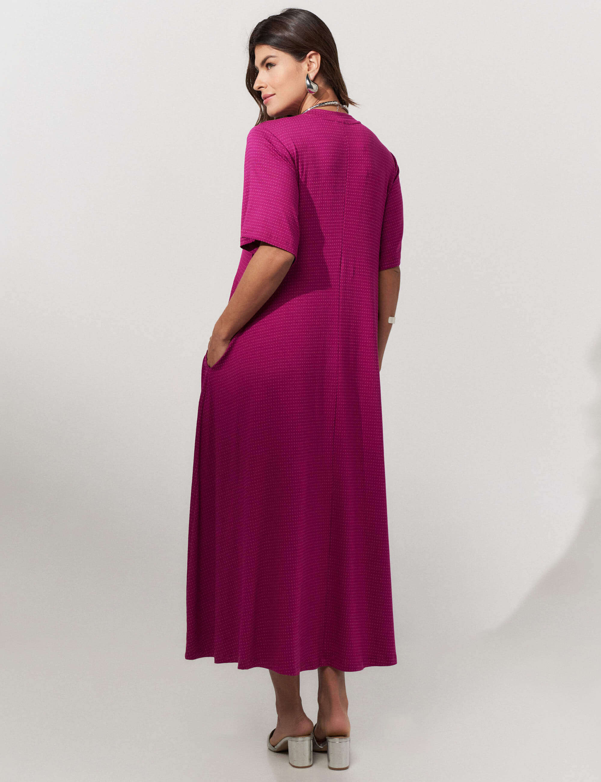 Vestido Poá Gene Violeta