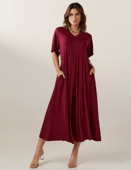 Vestido Poá Gene Bordo