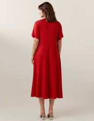 Vestido Poá Gene Vermelho